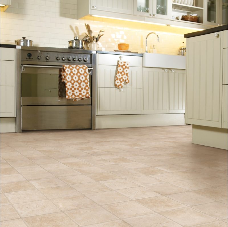 Super step elba 505 vinyl in a kitchen